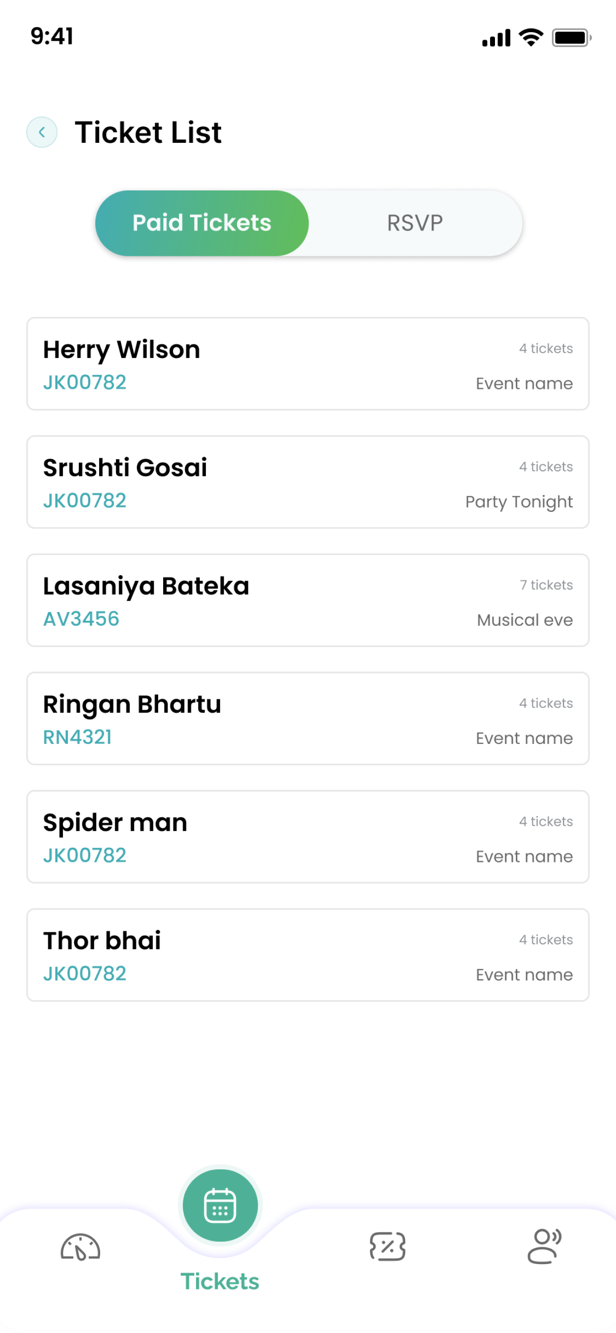 WayIn host app screen 4